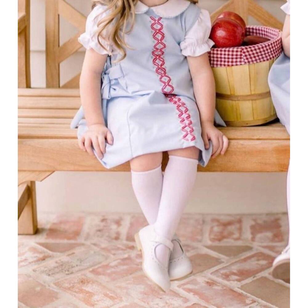 NEW THE PROPER PEONY blaire jumper style dress in light blue